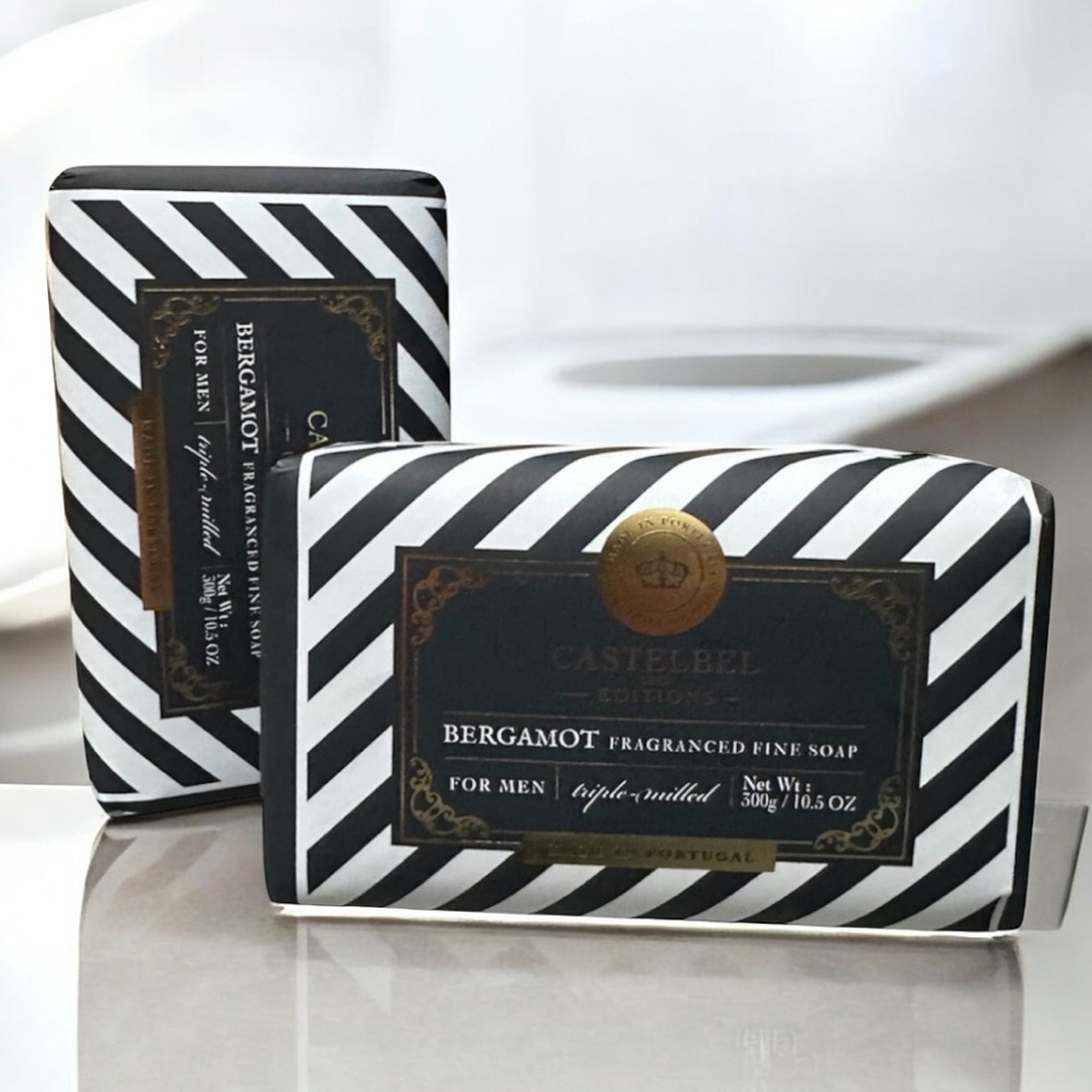 Castelbel Bergamot Luxury Soap Set of 2 Triple Milled 300g Made in Portugal -LE